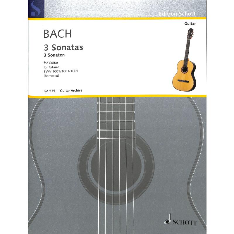 3 Sonaten nach BWV 1001 1003 1005 3 Sonaten nach BWV 1001 1003 1005