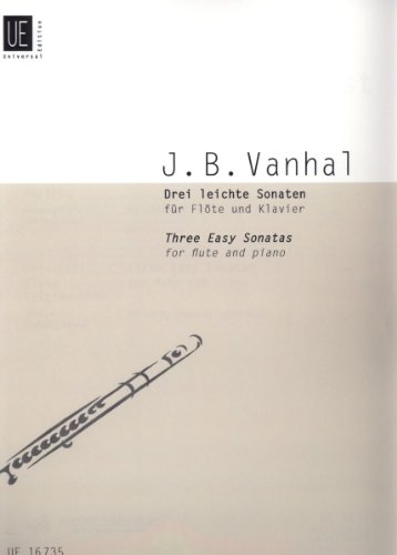 3 leichte Sonaten: für Flöte und Klavier.