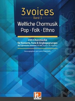 3 voices Band 3 - Weltliche Chormusik von Helbling Verlag