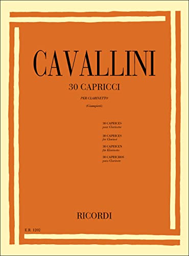 Caprices (30)-Rév.Giamperi - Clarinette