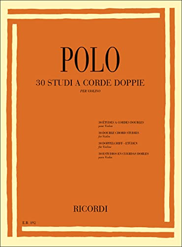 Etudes double corde (30) - Violon