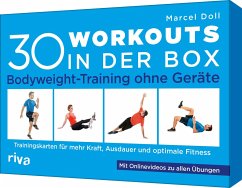 30 Workouts in der Box - Bodyweight-Training ohne Geräte von Riva / riva Verlag