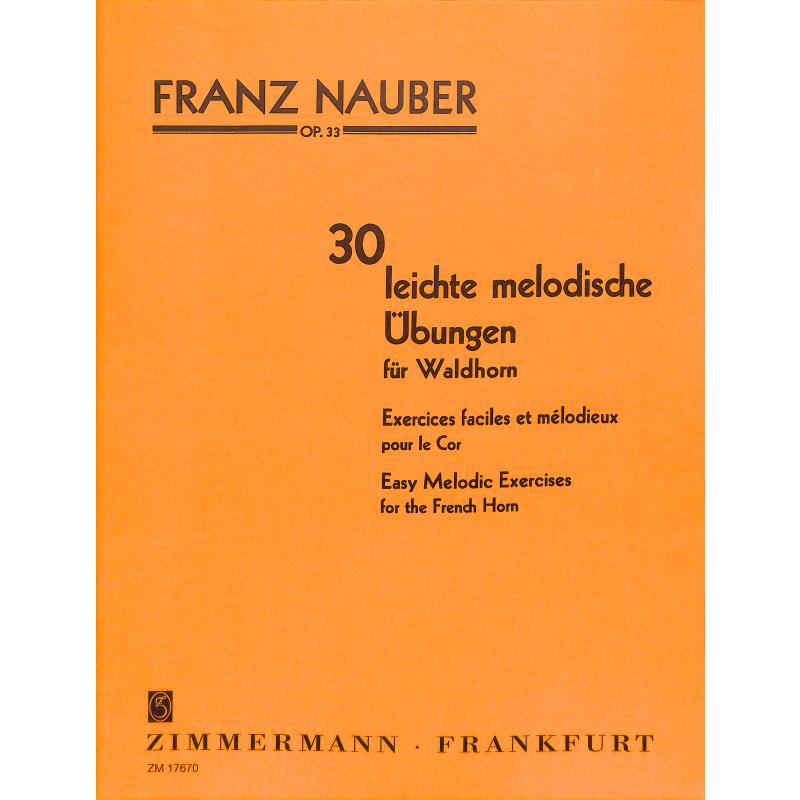 30 leichte melodische Übungen