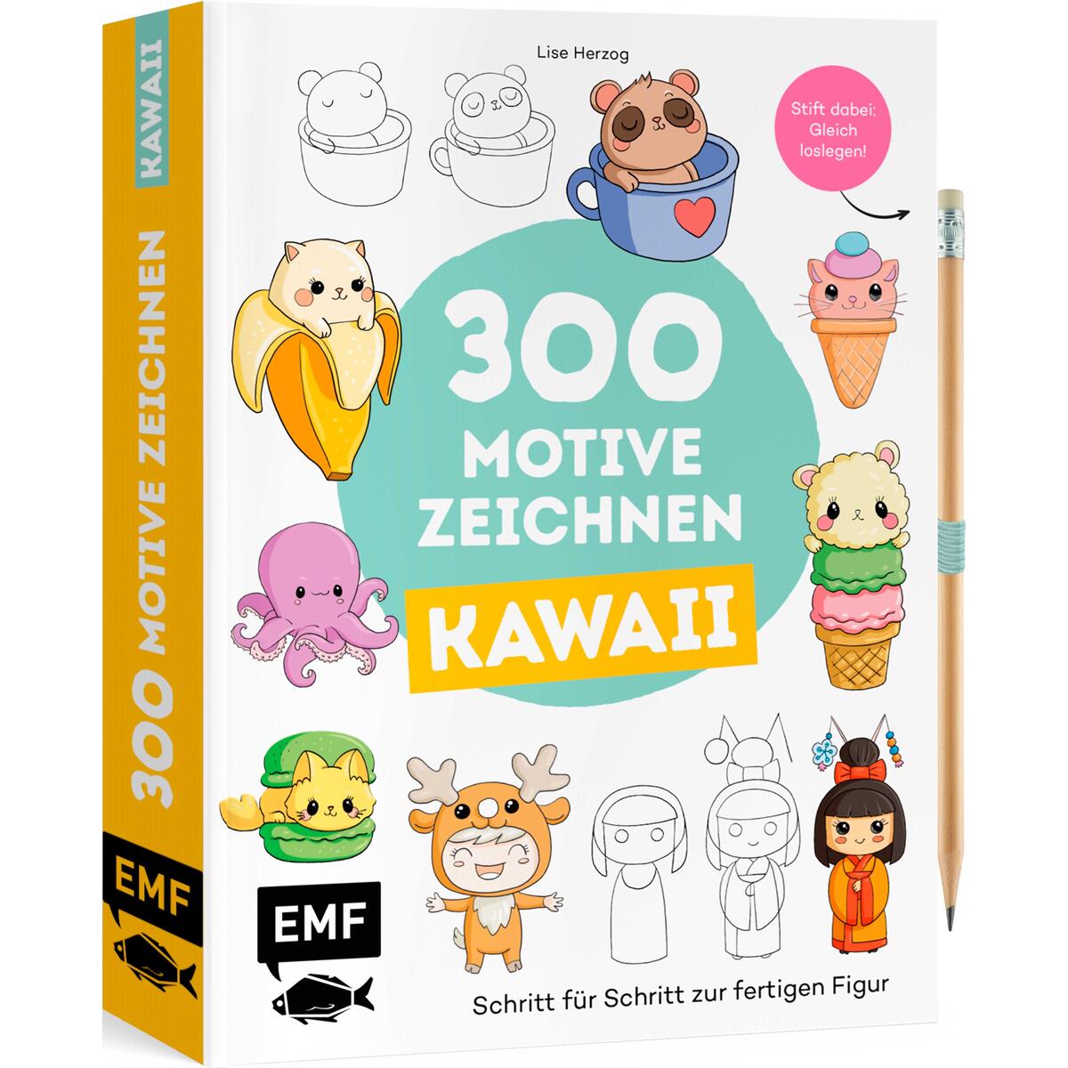 300 Motive zeichnen - Kawaii 300 Motive zeichnen - Kawaii von Edition Michael Fischer