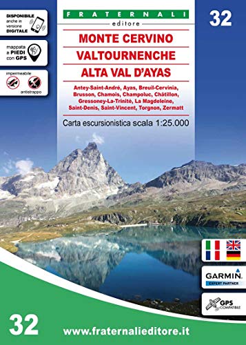32 Val Tournanche: Wanderkarte (wandelkaart, Band 32)