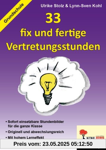 33 fix und fertige Vertretungsstunden GS
