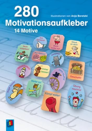 330 Motivationsaufkleber: 16 Motive von Verlag An Der Ruhr