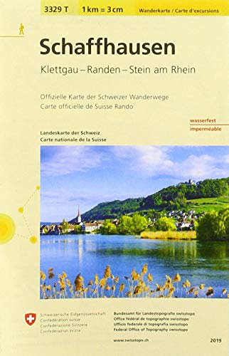 3329T Schaffhausen Wanderkarte: Klettgau - Randen - Stein am Rhein (Wanderkarten 1:33 333)