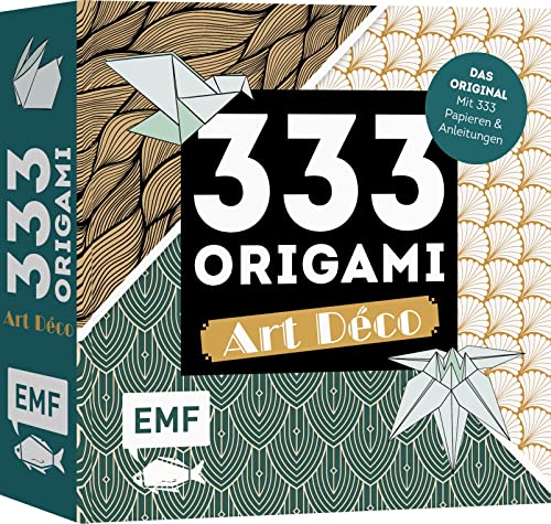 333 Origami – Art Déco: Das Original – Mit Anleitungen und 333 Papieren im Look der Golden 20s von Edition Michael Fischer / EMF Verlag