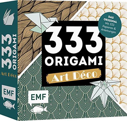 333 Origami – Art Déco: Das Original – Mit Anleitungen und 333 Papieren im Look der Golden 20s von Edition Michael Fischer / EMF Verlag