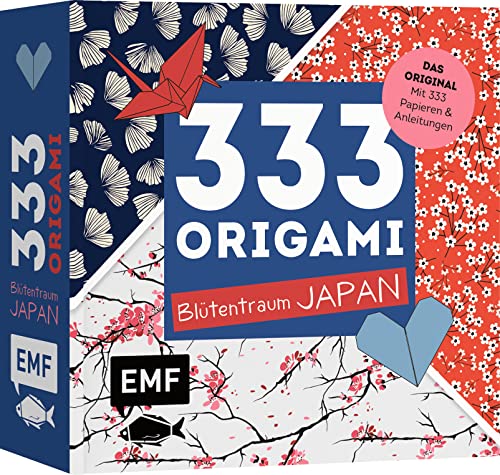 333 Origami – Blütentraum Japan: Das Original – Mit 333 Papieren & Anleitungen – Hochwertiges Origami-Papier mit zarten Mustern: Mit Anleitungen und ... Origami-Papier mit zarten Mustern 333 Origami – Blütentraum Japan: Das Original – Mit 333 Papieren & Anleitungen – Hochwertiges Origami-Papier mit zarten Mustern: Mit Anleitungen und ... Origami-Papier mit zarten Mustern