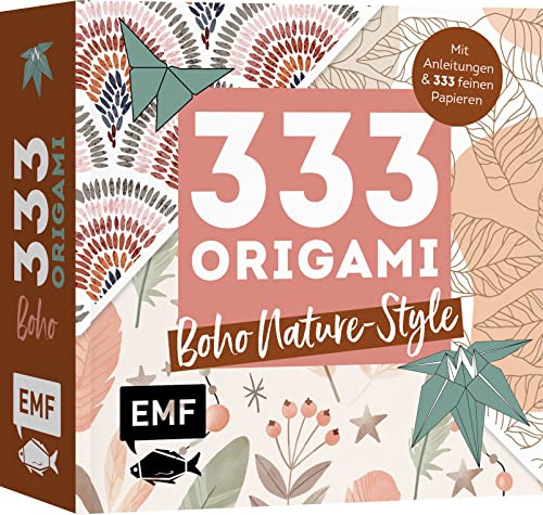 333 Origami – Boho Nature-Style: Mit Anleitungen und 333 stylishen Motivpapieren 333 Origami – Boho Nature-Style: Mit Anleitungen und 333 stylishen Motivpapieren von Edition Michael Fischer / EMF Verlag