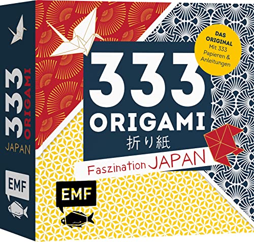 333 Origami – Faszination Japan: Das Original – Mit 333 Papieren & Anleitungen – von floralen bis traditionellen Mustern: Mit Anleitungen und 333 ... - von floralen bis traditionellen Mustern 333 Origami – Faszination Japan: Das Original – Mit 333 Papieren & Anleitungen – von floralen bis traditionellen Mustern: Mit Anleitungen und 333 ... - von floralen bis traditionellen Mustern
