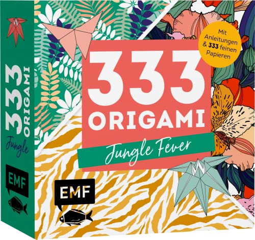 333 Origami – Jungle Fever: Mit Anleitungen und 333 feinen Papieren – Animal-Prints, Botanicals und Co. von Edition Michael Fischer
