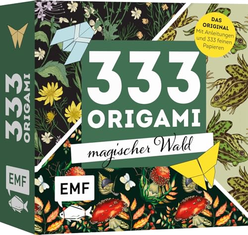 333 Origami – Magischer Wald | Zauberschöne Papiere falten: Das Original: Mit Anleitungen und 333 feinen Papieren: Hochwertiges Origami-Papier mit mystischen Natur-, Pflanzen- und Tiermotiven 333 Origami – Magischer Wald | Zauberschöne Papiere falten: Das Original: Mit Anleitungen und 333 feinen Papieren: Hochwertiges Origami-Papier mit mystischen Natur-, Pflanzen- und Tiermotiven
