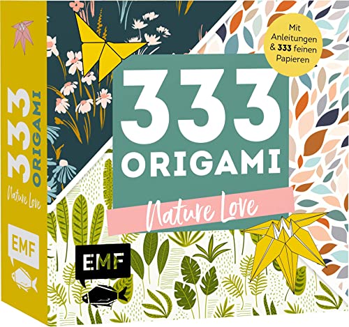 333 Origami Nature Love: Mit Anleitungen und 333 feinen Papieren – Hochwertiges Origami-Papier mit wunderschönen Motiven aus der Tier- und Pflanzenwelt 333 Origami Nature Love: Mit Anleitungen und 333 feinen Papieren – Hochwertiges Origami-Papier mit wunderschönen Motiven aus der Tier- und Pflanzenwelt