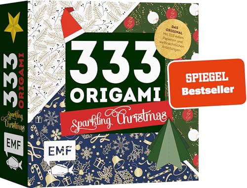 333 Origami – Sparkling Christmas: Das Original – Mit 333 edlen Papieren und weihnachtlichen Anleitungen von EMF