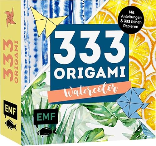 333 Origami – Watercolor: Mit Anleitungen und 333 feinen Papieren