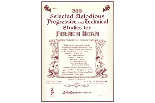 335 Selected Melodious Progressive & Technical Studies: Horn