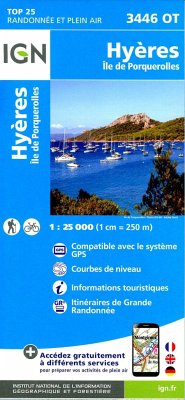 3446OT Hyeres Ile de Porquerolles von IGN-Frankreich