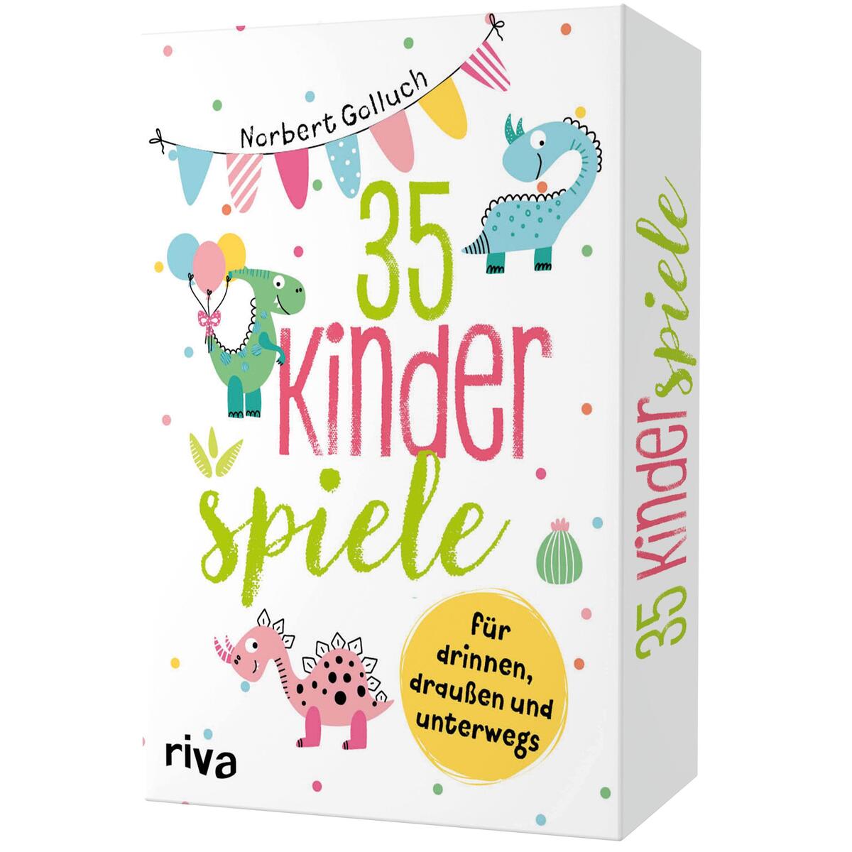 35 Kinderspiele für drinnen, draußen und unterwegs von riva Verlag