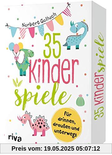 35 Kinderspiele für drinnen, draußen und unterwegs