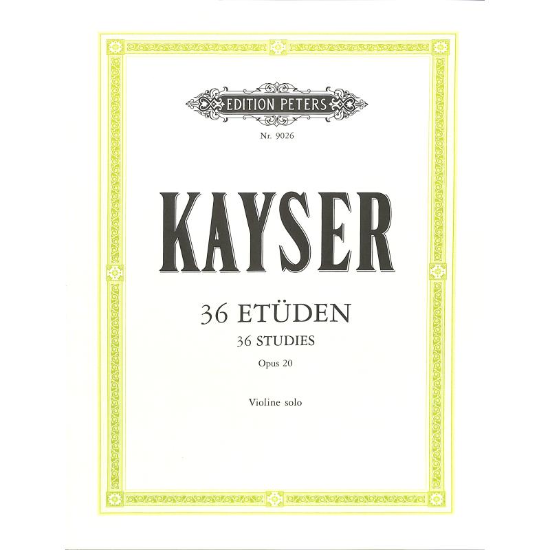36 Etüden op 20