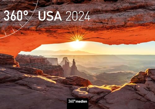 360° USA Broschürenkalender 2024 von 360° medien