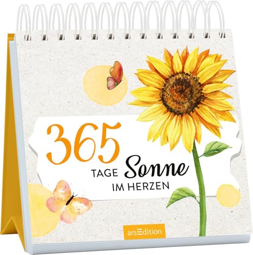 365 Tage Sonne im Herzen: Glücksmomente und Lebensfreude im dekorativen Spiralaufsteller 365 Tage Sonne im Herzen: Glücksmomente und Lebensfreude im dekorativen Spiralaufsteller von arsEdition GmbH
