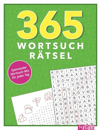 365 Wortsuchrätsel I abwechslungsreicher Rätselmix I mit praktischem Lösungsteil im Anhang: Spannender Wortsuch-Mix für jeden Tag 365 Wortsuchrätsel I abwechslungsreicher Rätselmix I mit praktischem Lösungsteil im Anhang: Spannender Wortsuch-Mix für jeden Tag von Naumann & Goebel Verlagsgesellschaft mbH