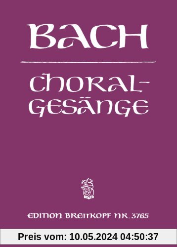 389 Choralgesaenge für vierstimmigen gemischten Chor