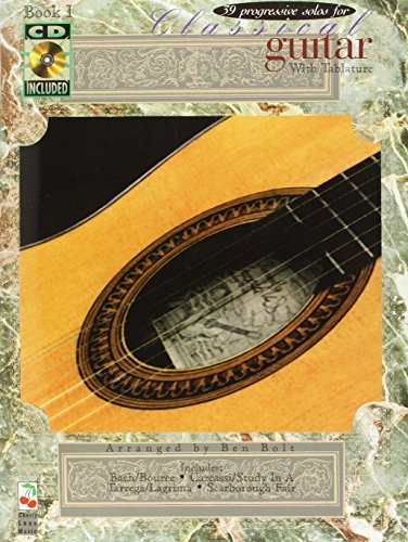 39 Progressive Solos For Classical Guitar Book 1 Tab Book (Thirty-Nine Progressive Solos for Classical Guitar) von Cherry Lane Music