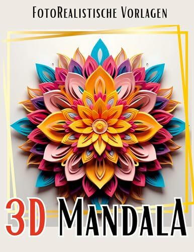 3D Mandala Malbuch „Black & White“: Wunderschöne 3D Mandalas auf weißen und schwarzen Hintergr... 3D Mandala Malbuch „Black & White“: Wunderschöne 3D Mandalas auf weißen und schwarzen Hintergr...