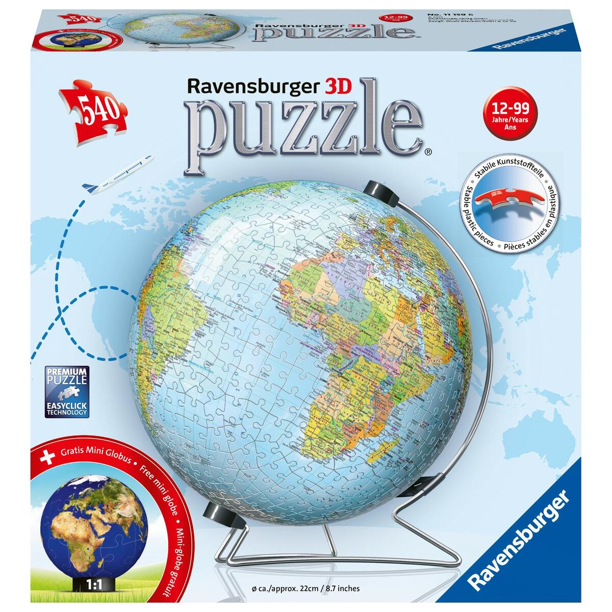 3D Puzzle »Globus« von Ravensburger Spieleverlag