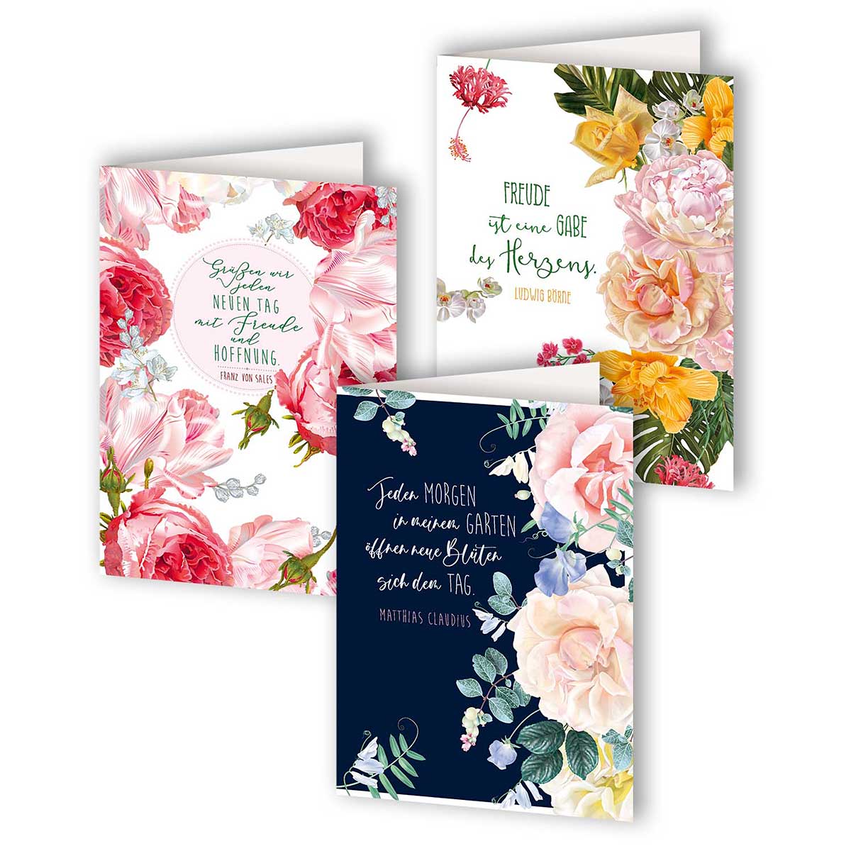 3er-Set Rosen-Grußkarten »Die Königin der Blumen« 3er-Set Rosen-Grußkarten »Die Königin der Blumen« von St. Benno Verlag