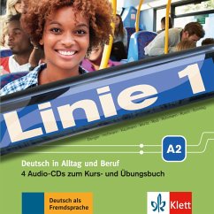 Linie 1 - 4 Audio-CDs zum Kurs- und Übungsbuch A2 / Linie 1 von Klett Sprachen; Klett Sprachen Gmbh