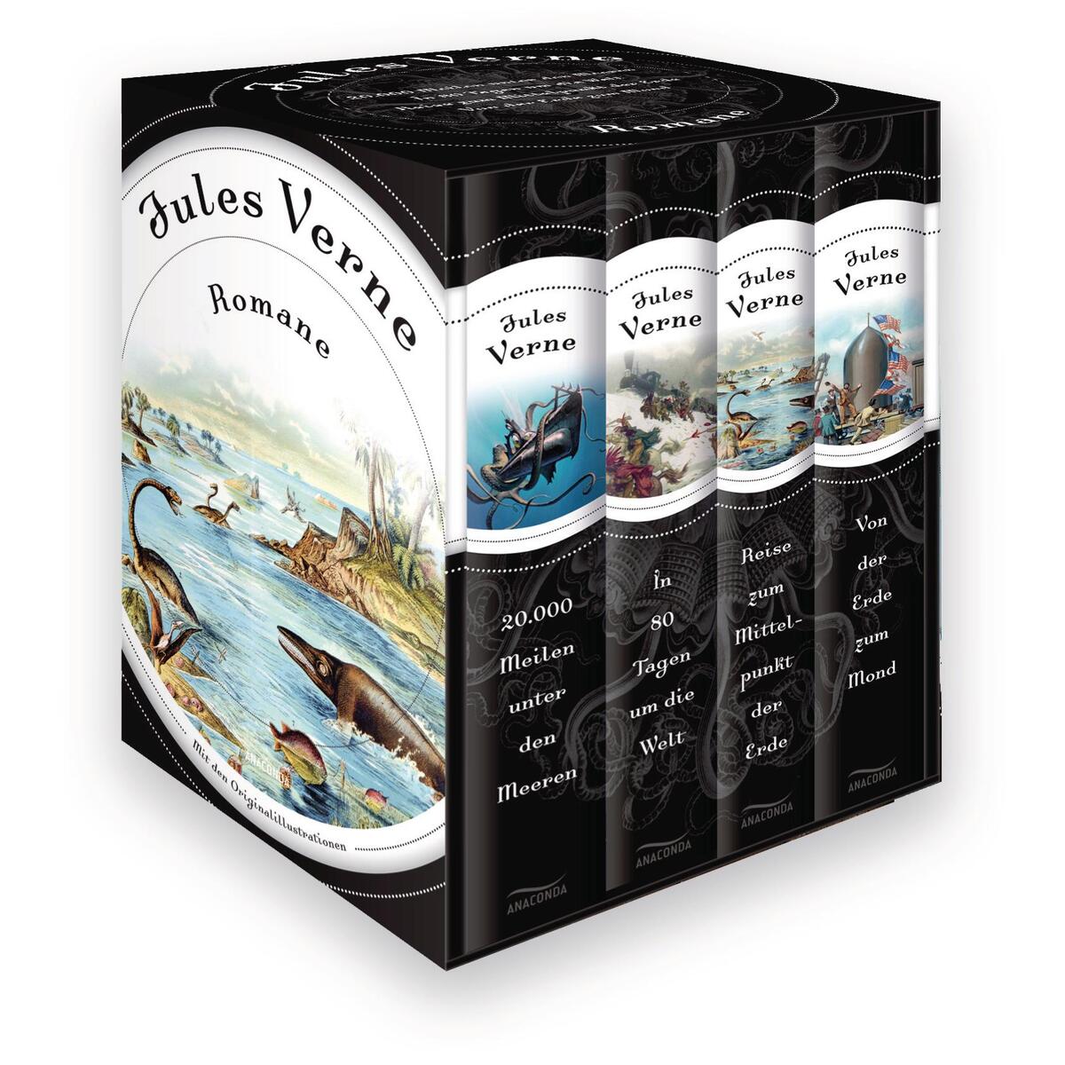 4 Bände: Jules-Verne-Romane 4 Bände: Jules-Verne-Romane von Anaconda Verlag