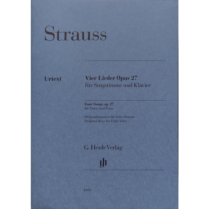 4 Lieder op 27