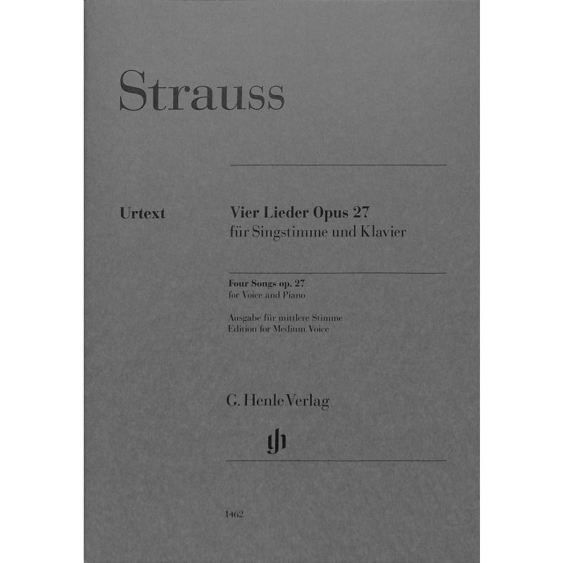 4 Lieder op 27