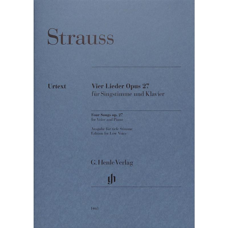 4 Lieder op 27