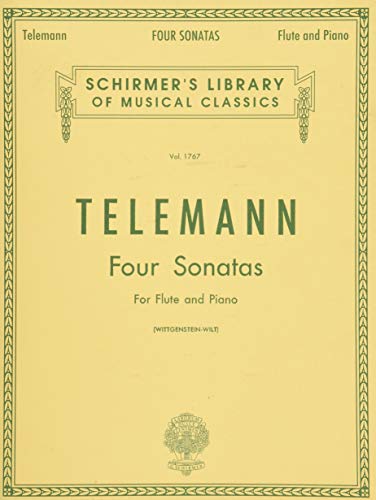 G.P. Telemann: Four Sonatas for Flute and Piano (Schirmer Library of Classics, Band 1767)
