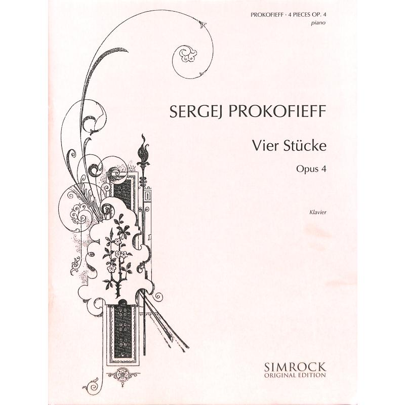 4 Stücke op 4 4 Stücke op 4