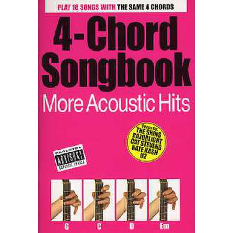 4 chord songbook - more acoustic hits