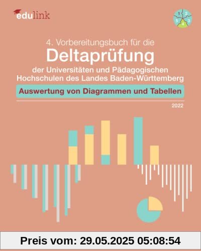 4. Vorbereitungsbuch für die Deltaprüfung der Universitäten und Pädagogischen Hochschulen des Landes Baden-Württemberg: Auswertung von Diagrammen und ... des Landes Baden-Württemberg 2022, Band 4)