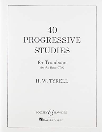 40 Progressive Studies: Posaune. von Boosey & Hawkes