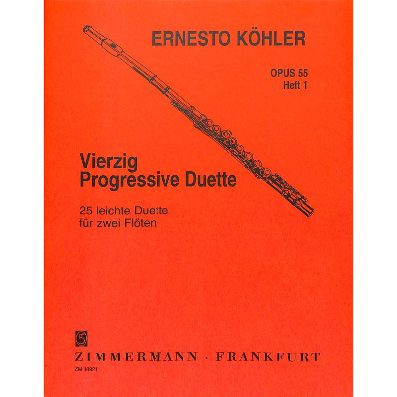 40 progressive Duette 1 op 55