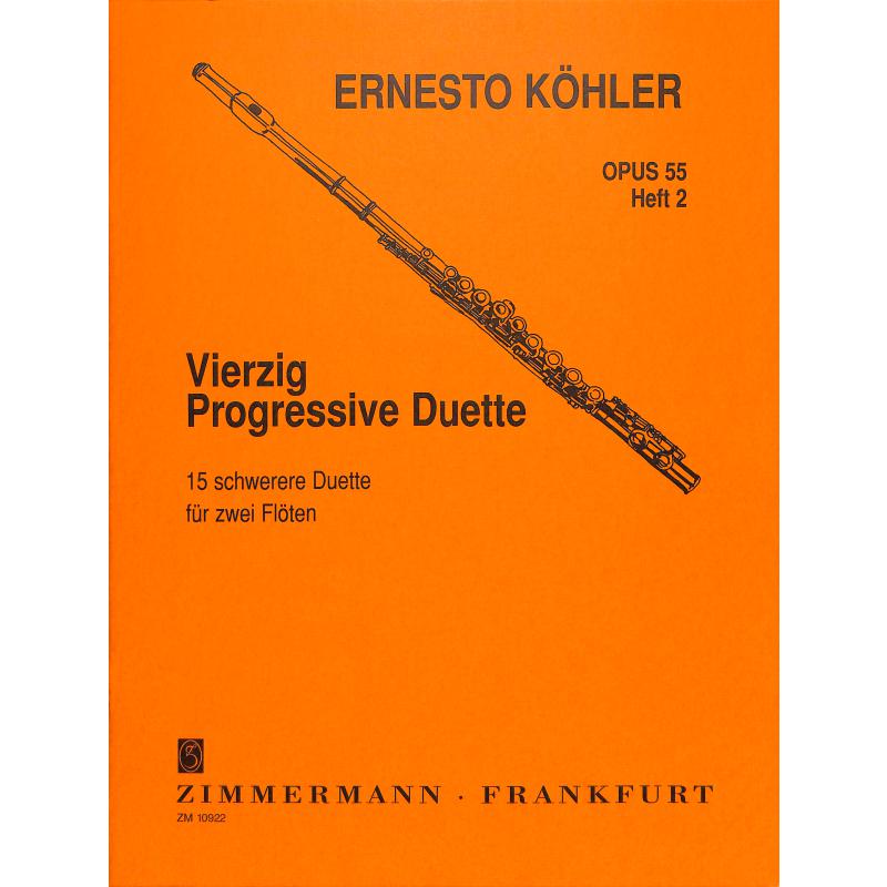 40 progressive Duette 2 op 55