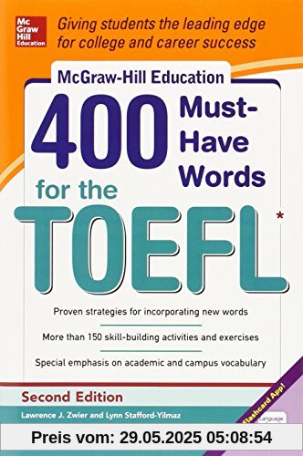 400 Must Have Words for the TOEFL (Mcgraw-Hill Education)