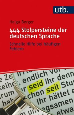 444 Stolpersteine der deutschen Sprache von Brill   Schöningh / UTB