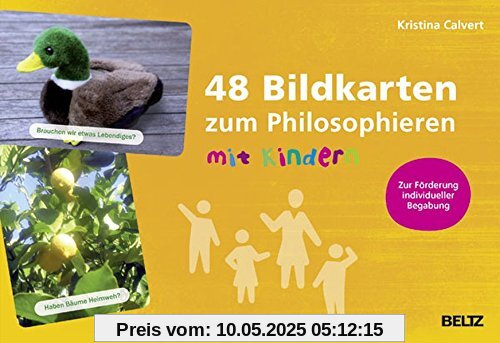 48 Bildkarten zum Philosophieren mit Kindern: Zur Förderung individueller Begabungen - Mit 48-seitigem Booklet (hochbegabung und pädagogische praxis)